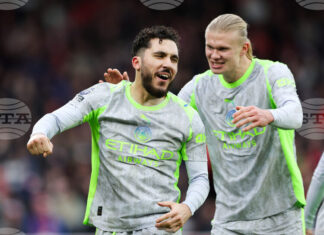 По време на сезона Райън Шерки основно ме дразни, но сега ми идваше да го целуна, каза Хосеп Гуардиола след успеха над Нотингам