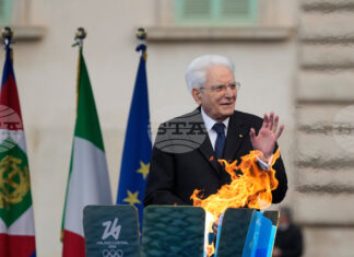 Президентът на Италия изрази надежда, че Зимните олимпийски игри в Кортина д’Ампецо ще могат да спрат агресиите и варварството.