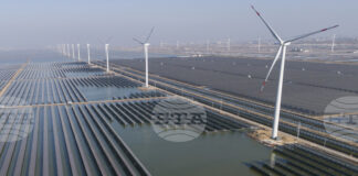 Производството на възобновяема енергия в Китай се е утроило за последните пет години, отчита китайска правителствена служба