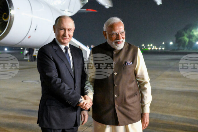 Руският президент ще обсъди търговските отношения с индийския премиер в Руският президент ще обсъди търговските отношения с индийския премиер в Делхи