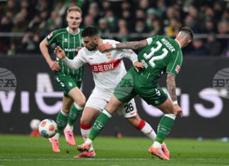 Щутгарт постигна категоричен успех при гостуването си на Вердер (Бремен) в последната среща от кръга в Бундеслигата Щутгарт постигна категоричен успех при гостуването си на Вердер (Бремен) в последната среща от кръга в Бундеслигата