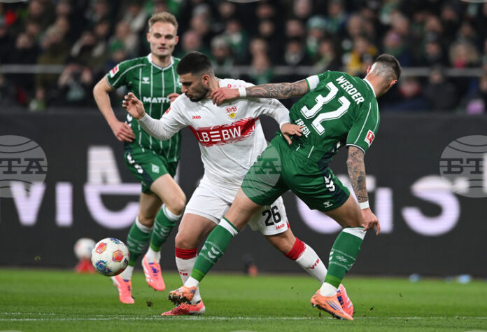 Щутгарт постигна категоричен успех при гостуването си на Вердер (Бремен) Щутгарт постигна категоричен успех при гостуването си на Вердер (Бремен) в последната среща от кръга в Бундеслигата