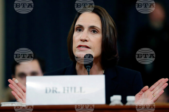 Бившата съветничка на президента на САЩ Доналд Тръмп Фиона Хил Бившата съветничка на президента на САЩ Доналд Тръмп Фиона Хил