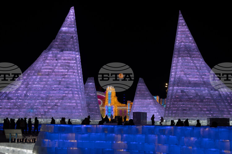 През януари китайският град Харбин се превръща в магическо място