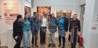 Изложбата „Национално/локално” на Художествена галерия - Казанлък беше открита тази вечер в Българския културно-информационен център в Скопие