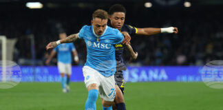 Крилото на Наполи Ноа Ланг ще играе под наем до края на сезона в турския Галатасарай