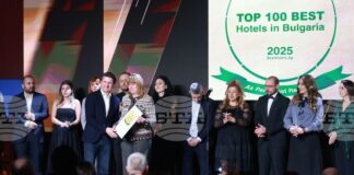 Наградите за най-добрите хотели в България, според оценките на техните гости, бяха връчени тази вечер