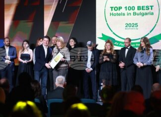 Наградите за най-добрите хотели в България, според оценките на техните гости, бяха връчени тази вечер