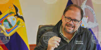 САЩ ще поискат екстрадицията на ръководител на еквадорска банда за трафик на наркотици от Испания, заяви еквадорският вътрешен министър