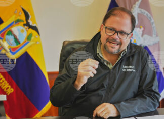 САЩ ще поискат екстрадицията на ръководител на еквадорска банда за трафик на наркотици от Испания, заяви еквадорският вътрешен министър