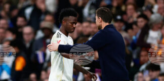 Шаби Алонсо подкрепи Винисиус, въпреки освиркванията от страна на публиката