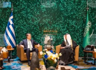 СПА: Саудитският министър на енергетиката се срещна с гръцкия си колега