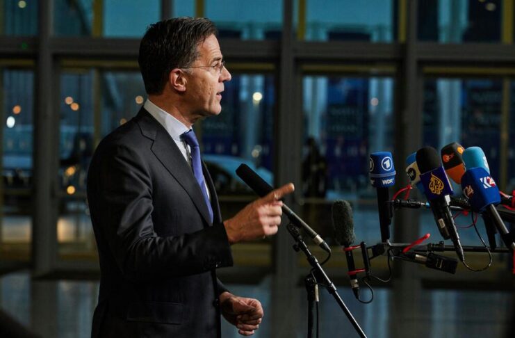 генералният секретар на НАТО Марк Рюте