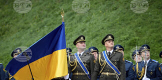 Церемония в Киев по случай Деня на националния флаг на Украйна, 23 август 2025 г