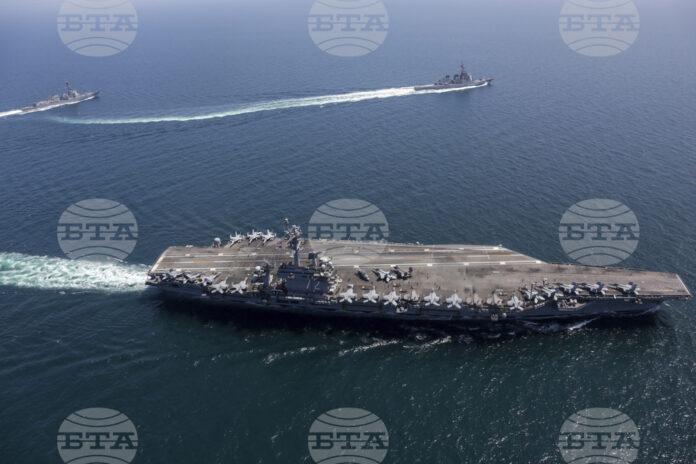 амолетоносачът "Ейбрахам Линкълн". амолетоносачът "Ейбрахам Линкълн".