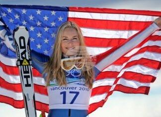 Арнолд Шварценегер към Линдзи Вон: "Линдзи няма да се прибере от тези Олимпийски игри с медал, а със сърце на шампион"