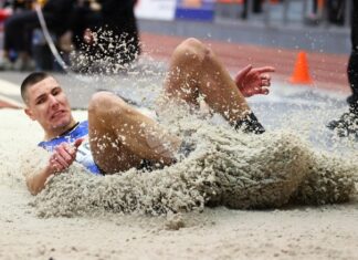 Божидар Саръбоюков зае трето място в скока на дължина на турнир по лека атлетика в Острава