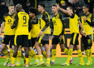 Два гола на Серу Гираси донесоха трудна победа на Борусия Дортмунд над Хайденхайм Два гола на Серу Гираси донесоха трудна победа на Борусия Дортмунд над Хайденхайм