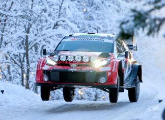 Елфин Еванс спечели Рали Швеция, а Тойота окупира местата на подиума във второ поредно състезание в WRC