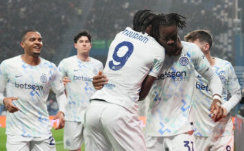 Интер отбеляза пет гола срещу Сасуоло и увеличи преднината си на върха в Серия А