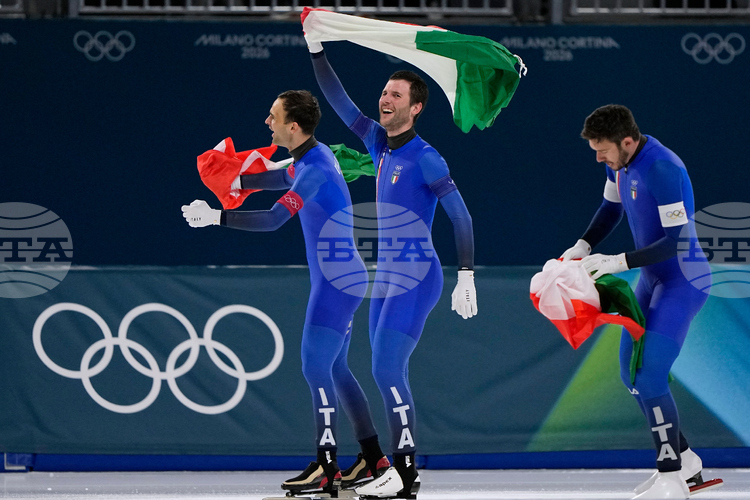Италия триумфира в отборното преследване по бързо пързаляне с кънки