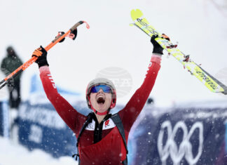 Мариане Фатон взе първото олимпийско злато по ски алпинизъм, след като спечели убедително спринта при жените