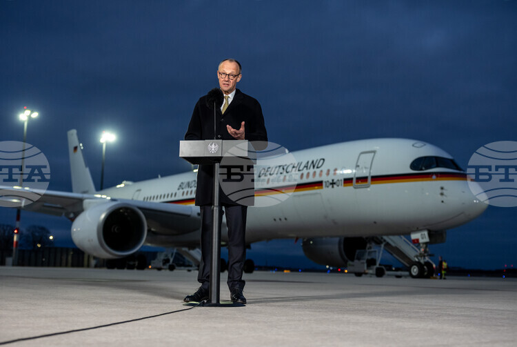 Мерц пристигна в Пекин на първото си официално посещение в Китай като канцлер на Германия