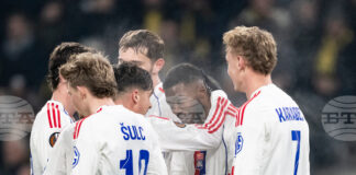 Ноа Нарти дебютира с гол и Лион победи Лил в Лига 1