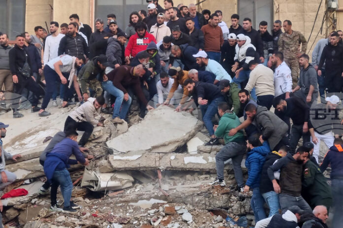 Петима души загинаха при срутване на сграда в Северен Ливан