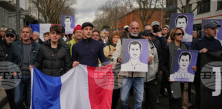 При засилени мерки за сигурност започна възпоменателно шествие в Лион след убийството на младия крайнодесен активист Кантен Дьоранк