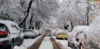 сняг, снеговалеж