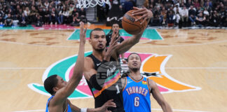 Сан Антонио победи Оклахома Сити в мач между лидерите в Западната конференция на НБА