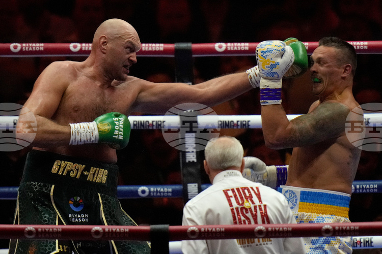 Тайсън Фюри който се подготвя да се върне в боксовия