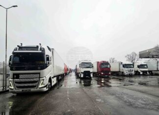 Трафикът е интензивен на ГКПП „Капитан Андреево“ на изход за товарни автомобили, съобщават от „Гранична полиция“