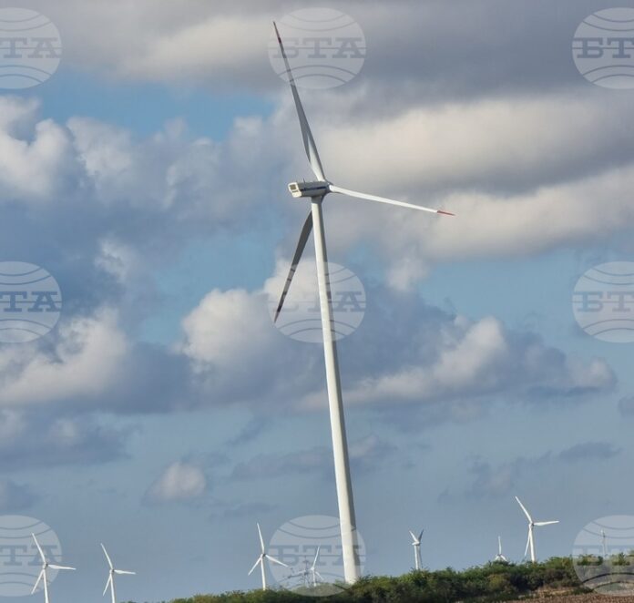 Тридесет процента от електричеството в Европа е осигурено от вятърна енергия през изминалото денонощие