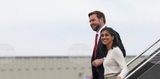 Вицепрезидентът на САЩ Джей Ди Ванс пристигна на официално посещение в Армения