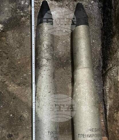 Военнослужещи от Сухопътните войски унищожиха два учебно-тренировъчни снаряда, открити в Гоце Делчев