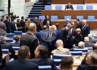 Заради напрежение между ИТН и ПП-ДБ след декларация по случая "Петрохан" заседанието на парламента беше прекъснато малко след началото му