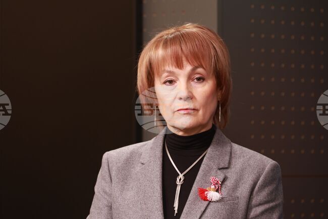 На снимката: говорителят на ЦИК Росица Матева