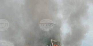 Ударения тайландски кораб “Маюрии Нарии“ (Mayuree Naree) в Ормузкия проток, 11 март 2026 г.