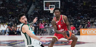 Без Александър Везенков Олимпиакос спечели гръцкото дерби срещу Панатинайкос в баскетболната Евролига