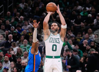 Бостън сложи край на серията от 12 поредни успеха на Оклахома Сити в НБА