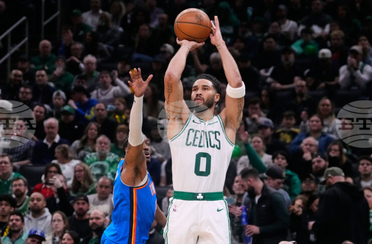 Бостън сложи край на серията от 12 поредни успеха на Оклахома Сити в НБА