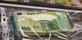 Четирима души са задържани при акция на ГДБОП срещу разпространение на фалшиви пари, откритите банкноти са на стойност около 1 млн. евро