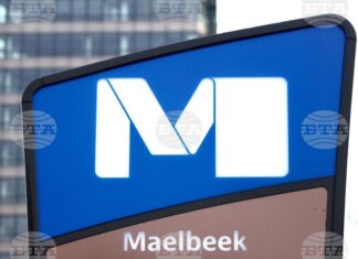 метростанция "Малбек" в района на институциите на ЕС в Брюксел