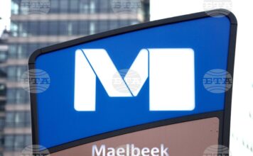 метростанция "Малбек" в района на институциите на ЕС в Брюксел