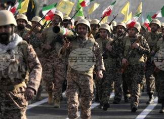 Израелската армия заяви, че е поразила пропускателни пунктове на паравоенните сили "Басидж" в Техеран