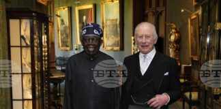 Крал Чарлз Трети прие президента на Нигерия на историческата държавна визита