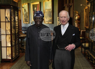 Крал Чарлз Трети прие президента на Нигерия на историческата държавна визита