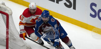 Лидерът в Централната дивизия на Националната хокейна лига Колорадо постигна убедителна победа срещу Калгари